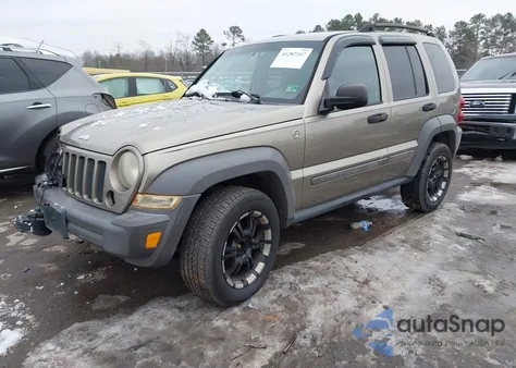 2007 Jeep Liberty Sport from USA, damaged, VIN 1J4GL48K77W542362